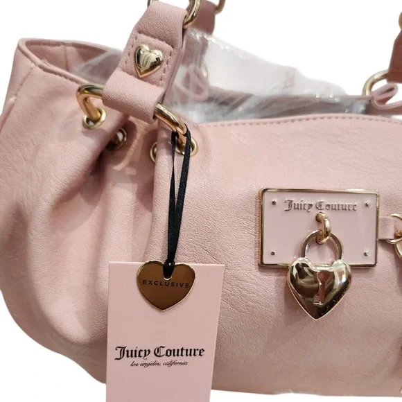 🔥🔥Juicy Couture Pink Handbag with accessors🔥 - Picture 2 of 12